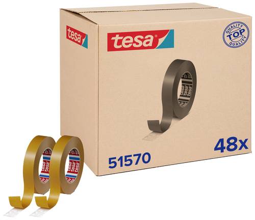 Tesa tesafix 51570 51570-00002-00 Doppelseitiges Klebeband tesafix® 51570 Natur (L x B) 50m x 25mm von Tesa