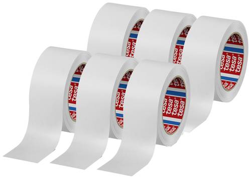 Tesa tesapack 4313 04313-00004-00 Packband tesapack® 4313 Weiß (L x B) 50m x 50mm 6St. von Tesa