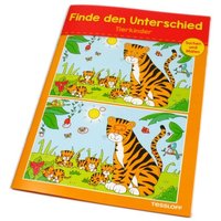 Finde den Unterschied - Tierkinder Suchbilder zum ausmalen von Tessloff Medienvertrieb GmbH &