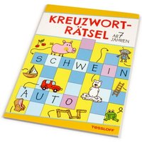 Kreuzworträtselbuch für Schulkinder mit 48 Seiten inklusive Lösungen von Tessloff Medienvertrieb GmbH &