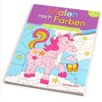 Malen nach Symbolen, "Elfen, Feen, Einhörner", Ausmalblock von Tessloff Medienvertrieb GmbH &