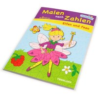 Malen nach Zahlen - Elfen und Feen, märchenhafte Motive zum Ausmalen von Tessloff Medienvertrieb GmbH &