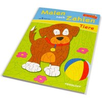 Malen nach Zahlen - Tiere, Malbuch mit den beliebtesten Haustieren 24S. von Tessloff Medienvertrieb GmbH &