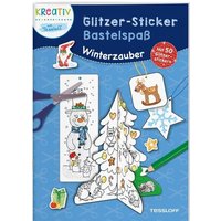 TESSLOFF 378864432 Glitzer-Sticker Bastelspaß Winterzauber von Tessloff