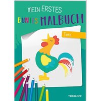 TESSLOFF 378864477 Mein erstes buntes Malbuch Tiere von Tessloff