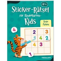 TESSLOFF 378864521 Sticker-Rätsel für Kindergarten-Kids Erste Zahlen von Tessloff