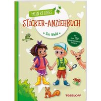 TESSLOFF 378864546 Mein kleines Sticker-Anziehbuch. Im Wald von Tessloff