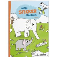 TESSLOFF 378864693 Mein Sticker-Malbuch. Zootiere TESSLOFF 378864693 Mein Sticker-Malbuch. Zootiere von Tessloff