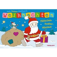 TESSLOFF 978-3-7886-3810-8 Mein kl. Malbuch. Weihnachten. Plätzchen,Rentier,Nikolaus von Tessloff