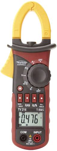 Testboy TV 216N Stromzange, Hand-Multimeter digital CAT III 600V Anzeige (Counts): 6600 von Testboy