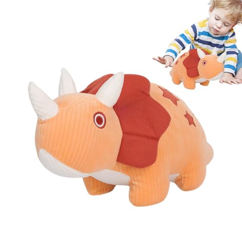 Dinosaurier-Plüsch, ausgestopfter Dinosaurier-Plüsch | Süßes Stofftier Dinosaurier Plüsch,Stofftier-Plüsch, umarmendes Dinosaurier-Kissen, Plüschpuppenspielzeug für Zuhause, Sofa, Schlafzimmer von Tewzafiya