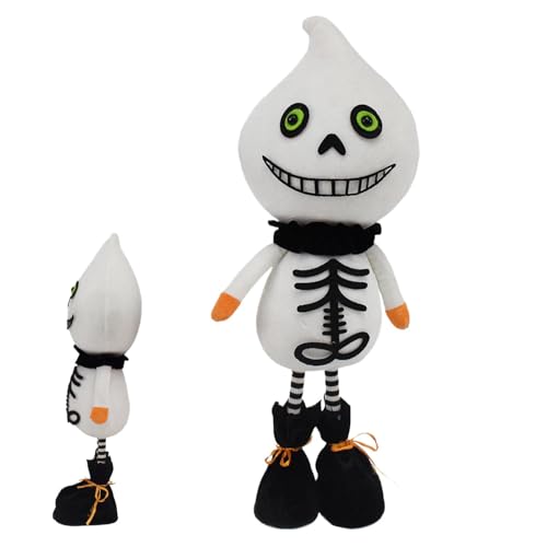 Gruselige Puppe,Halloween Stofftier Geist - Halloween Stoffpuppe Dekoration Geist Schwarze Katze Zombie Gruseliges Ornament | Handgefertigte weiche Ornamente, Halloween- -Dekoration, Puppe f von Tewzafiya