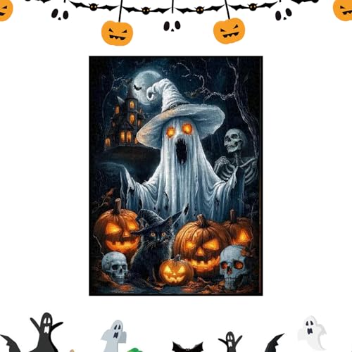 Halloween Puzzle - Herausforderndes Puzzle | Geister-Motiv Spielzeug Sammlerstück Bodenpuzzle Für Familie Kinder Männer Halloween Puzzle - Herausforderndes Puzzle | Geister-Motiv Spielzeug Sammlerstück Bodenpuzzle Für Familie Kinder Männer von Tewzafiya
