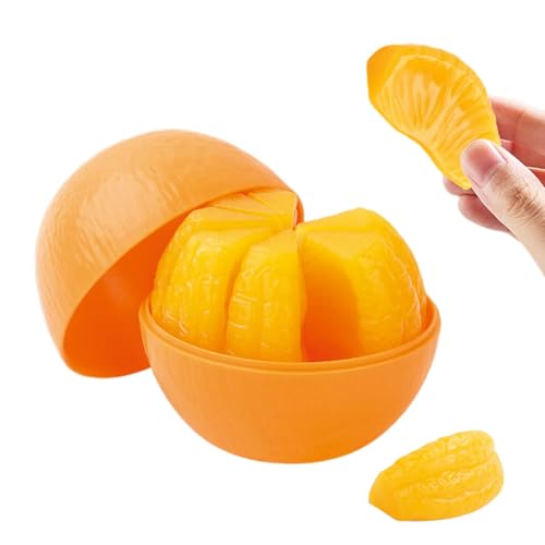 Orangefarbenes Puzzleteil, orange Rätsel für Erwachsene - Orange Form 3D -Simulations -Puzzle,Pädagogischer kreativer Stressabbau Spielzeug, Fruchtzappel -Desktop -Ornamente für Kinder von Tewzafiya