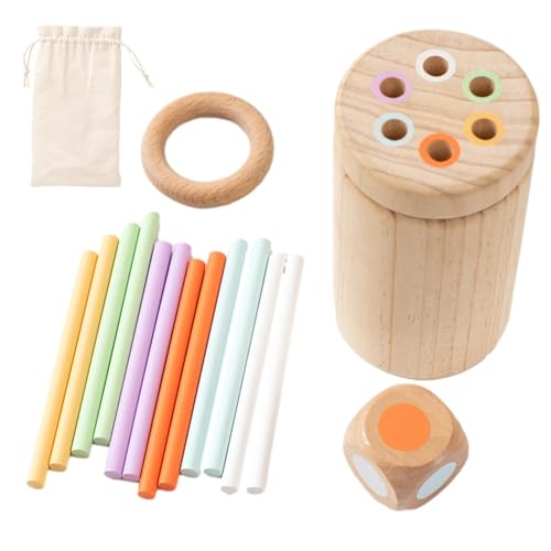 Sortierspielzeug für Kleinkinder,Balancespielzeug für Kinder,Zählspielzeug, farblich passendes Balance-Stick-Spielzeug aus | Lernspielzeug, Geduldstraining, sensorisches Spielzeug, Stockspiele fü von Tewzafiya