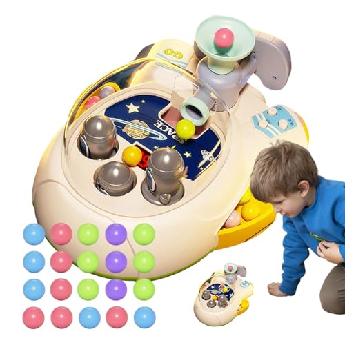 Tewzafiya Flipper für Kinder, Flipper-Brettspiel, Flipper-Maschinenbrett, Mit Raumschiff-Design für Kinder-Flipper, spannende Tischspiele für die Familie von und Mädchen von Tewzafiya