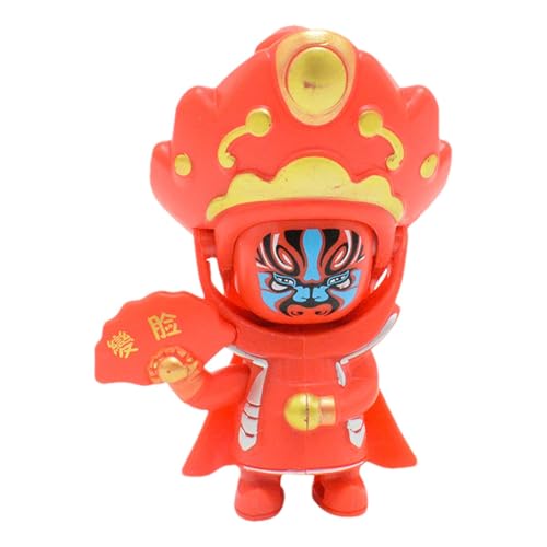 Tewzafiya Gesichtsverändernde Puppe, chinesische Drama-Puppe - Peking-Drama gesichtsverändernde Figur,Kreative Peking-Drama-Figur mit Gesichtsveränderung für, Mädchen, Kinder von Tewzafiya