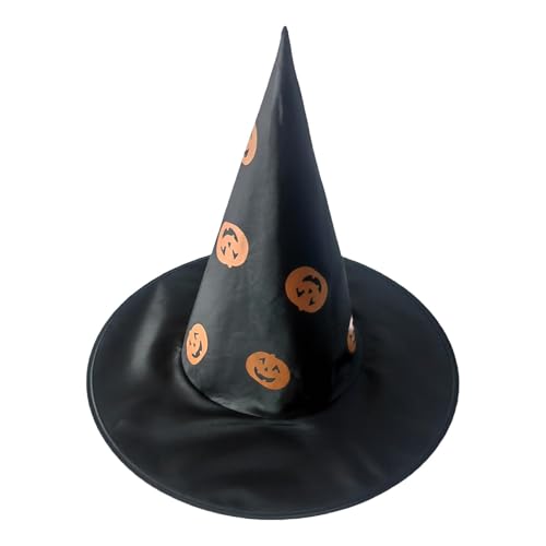 Tewzafiya Halloween Hexenhut,Frauen Hexenhut - Halloween Cosplay Frauen Hexenhut - -Kostümzubehör, Hexenhut für, Decke, Zaun, Kamin, Hof von Tewzafiya