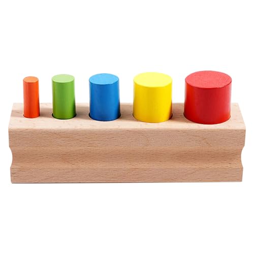 Tewzafiya Holz Sinnes Spielzeug | Sinnespielzeug Holz Farbensortierspiel Zylinderform,Interaktives Vorschul Spielzeug Für Kleinkinder Mädchen Tewzafiya Holz Sinnes Spielzeug | Sinnespielzeug Holz Farbensortierspiel Zylinderform,Interaktives Vorschul Spielzeug Für Kleinkinder Mädchen von Tewzafiya