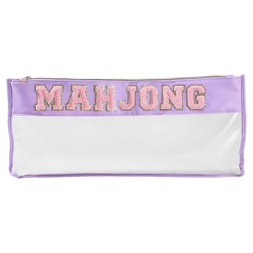 Tewzafiya Mahjong Tasche | Transparente Aufbewahrungstasche Mahjong Koffer | Tragbarer Beutel Für Erwachsene Jugendliche Zuhause Studio Freizeit Spieleabend Picknick Camping Tewzafiya Mahjong Tasche | Transparente Aufbewahrungstasche Mahjong Koffer | Tragbarer Beutel Für Erwachsene Jugendliche Zuhause Studio Freizeit Spieleabend Picknick Camping von Tewzafiya