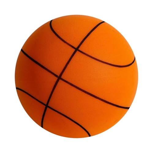 Tewzafiya Silent Basketball | Schaumstoff-Basketball | Lautloser Basketball | Indoor-Spielzeug Für Kinder | Mute Ball | Trainings Basketball Für Zuhause Geeignet Indoor Aktivitäten von Tewzafiya