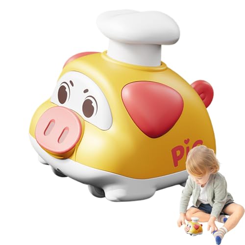 Tewzafiya Trägheitsfahrzeugspielzeug, Autospielzeug für Kinder - Cartoon Push and Go Car,Tragbares Fine Motor Skill Lernspiel, Vorschulunterrichtsaktivität für Zuhause von Tewzafiya