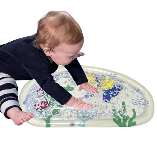 Tewzafiya Wasser Spielmatte für Baby Bauchzeit | Sinnesanregung Wasser Spielmatte für Babys,Lernspielzeug Entwicklungsfördernd Für Badezimmer Und Wohnung Tewzafiya Wasser Spielmatte für Baby Bauchzeit | Sinnesanregung Wasser Spielmatte für Babys,Lernspielzeug Entwicklungsfördernd Für Badezimmer Und Wohnung von Tewzafiya