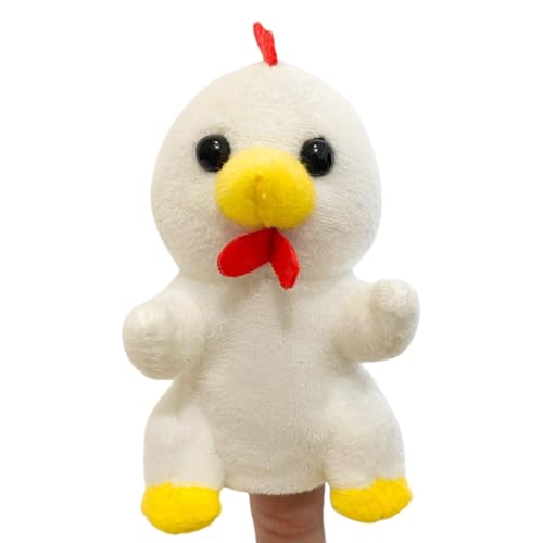 Tierhandpuppen,Fingerpuppen für Kleinkinder - Tierpuppen Plüsch-Kinderpuppen - Interaktive Handpuppen, Fingerspielzeug Huhn Esel, Lernspielzeug Stofftier für Rollenspiele, Geschichtenerzählen von Tewzafiya