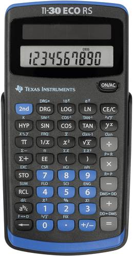 Texas Instruments TI-30 ECO RS Schulrechner Schwarz Display (Stellen): 10solarbetrieben (B x H x T) von Texas Instruments