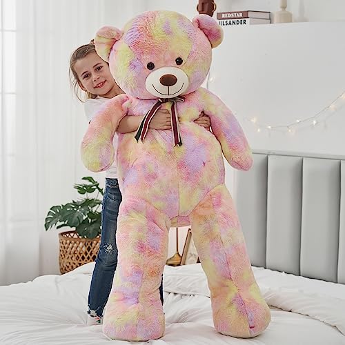 Tezituor Großer Teddybär, 132 cm, riesiges Stofftier, großer weicher Bär, Plüschtier, Plüsch für Wärme und Komfort für Freundin, Mädchen, Jungen, Freundin zum Valentinstag, Weihnachten, Geburtstag Tezituor Großer Teddybär, 132 cm, riesiges Stofftier, großer weicher Bär, Plüschtier, Plüsch für Wärme und Komfort für Freundin, Mädchen, Jungen, Freundin zum Valentinstag, Weihnachten, Geburtstag von Tezituor