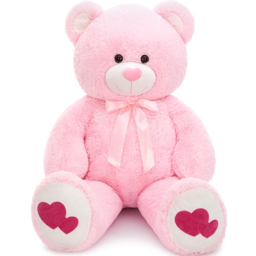 Tezituor Riesen Teddybär 120-Love Footprints Pink von Tezituor