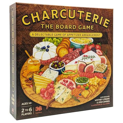 Charcuterie Brettspiel von 3WS – Köstliches Strategiespiel für 2–6 Spieler, ab 14 Jahren, perfektes Spiel für Lebensmittelliebhaber und Brettspiel, Geschenkidee für Familienabende und Dinnerpartys von Th3rd World Studios