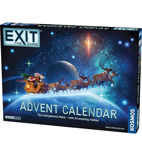 EXIT - Das Spiel - Adventskalender - Das intergalaktische Rennen | Holiday Escape Room | 24 Tage Rätsel | Christmas Traditon | Space Game EXIT - Das Spiel - Adventskalender - Das intergalaktische Rennen | Holiday Escape Room | 24 Tage Rätsel | Christmas Traditon | Space Game von Thames & Kosmos