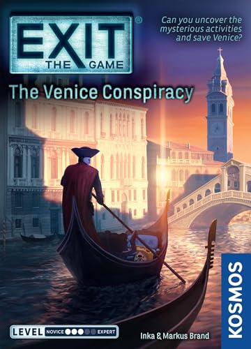 EXIT - Das Spiel - Die Verschwörung von Venedig, zu Hause Escape Room, Italien, kooperatives Mystery-Spiel, Brainteasers von Thames & Kosmos