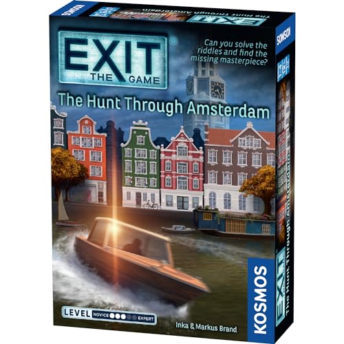 EXIT The Game - Die Jagd durch Amsterdam | Escape Room | Koop-Spiele | 1+ Spieler | Alter 5–7 | Denkspiele | Kunstüberfall | Alter 12 + von Thames & Kosmos