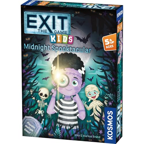 EXIT The Game - Kids - Midnight Spooktacular, Kids Game, Fun Puzzle Mystery Game, Cooperative, 1-4 Spieler von Thames & Kosmos