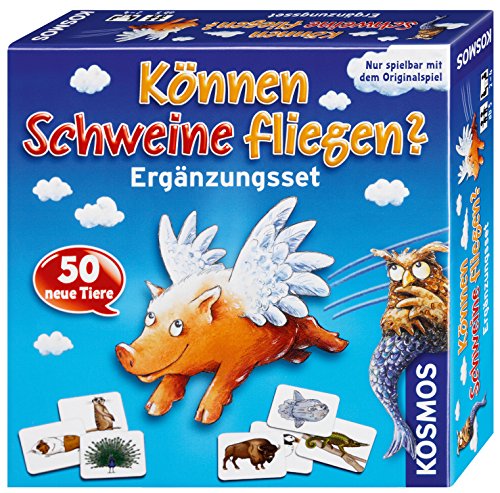 KOSMOS 697167 - Knnen Schweine fliegen? Ergnzungsset mit 50 Tieren von Thames & Kosmos