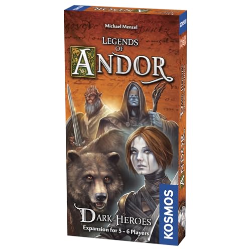 Thames & Kosmos, 692841, Legends of Andor: Dark Heroes (Expansion), Compatible with Part 1 & 3, Cooperative Board Game, 2-6 Players, Ages 10+ von Thames & Kosmos