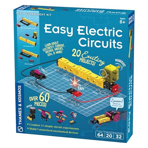 Thames & Kosmos , 550041, Easy Electric Circuits, 20 Exciting Projects, Over 60 Pieces, STEM, Ages 9+ von Thames & Kosmos