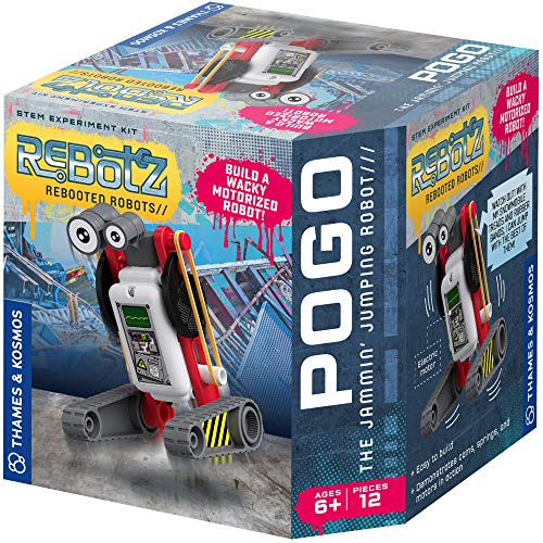 Thames & Kosmos , 552002, ReBotz: Pogo – The Jammin’ Jumping Robot, Build a Wacky Motorized Robot!, Collect All 4, Combine to Make New Robotic Creations, Ages 6+ Thames & Kosmos , 552002, ReBotz: Pogo – The Jammin’ Jumping Robot, Build a Wacky Motorized Robot!, Collect All 4, Combine to Make New Robotic Creations, Ages 6+ von Thames & Kosmos