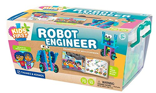 Thames & Kosmos , 567009, Kids First: Robot Engineer, Engineering Kit with A Storybook, 53 Pieces, 10 Different Models to Build, Ages 3+ Thames & Kosmos , 567009, Kids First: Robot Engineer, Engineering Kit with A Storybook, 53 Pieces, 10 Different Models to Build, Ages 3+ von Thames & Kosmos