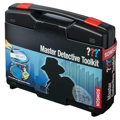 Thames & Kosmos , 630912, Master Detective Toolkit, Learn to Collect and Analyse Forensic Evidence, Use Scientific Methods to Solve Crimes, Experiment Kit, Ages 8+ von Thames & Kosmos