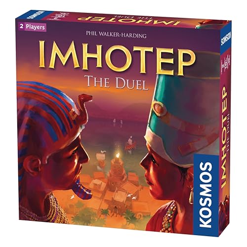 Thames & Kosmos , 694272 , Imhotep Duel , The Competition of The Builders Continues , Strategy Game , 2 Players , Ages 10+ von Thames & Kosmos