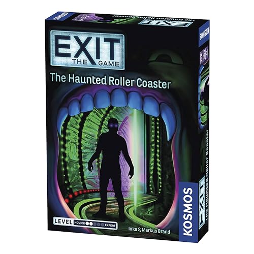 Thames & Kosmos - EXIT: The Haunted Roller Coaster - Level: 2/5 - Unique Escape Room Game - 1-4 Players - Puzzle Solving Strategy Board Games for Adults & Kids, Ages 10+ - 697907 Thames & Kosmos - EXIT: The Haunted Roller Coaster - Level: 2/5 - Unique Escape Room Game - 1-4 Players - Puzzle Solving Strategy Board Games for Adults & Kids, Ages 10+ - 697907 von Thames & Kosmos
