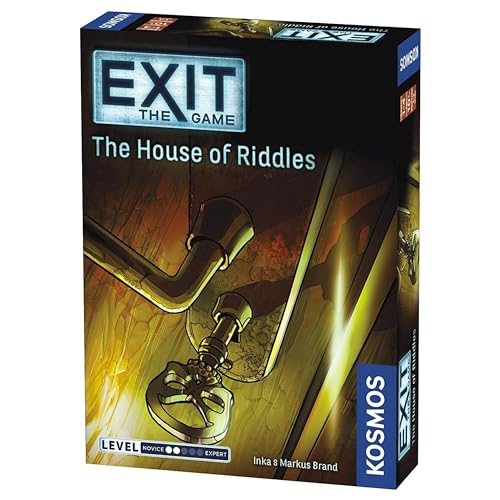 Thames & Kosmos - EXIT: The House of Riddles - Level: 2/5 - Unique Escape Room Game - 1-4 Players - Puzzle Solving Strategy Board Games for Adults & Kids, Ages 10+ - 694043 Thames & Kosmos - EXIT: The House of Riddles - Level: 2/5 - Unique Escape Room Game - 1-4 Players - Puzzle Solving Strategy Board Games for Adults & Kids, Ages 10+ - 694043 von Thames & Kosmos