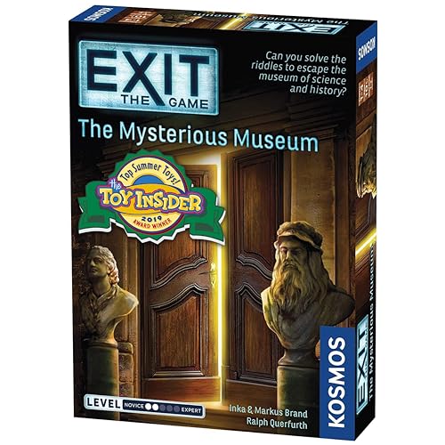 Thames & Kosmos - EXIT: The Mysterious Museum - Level: 2/5 - Unique Escape Room Game - 1-4 Players - Puzzle Solving Strategy Board Games for Adults & Kids, Ages 10+ - 694227 von Thames & Kosmos