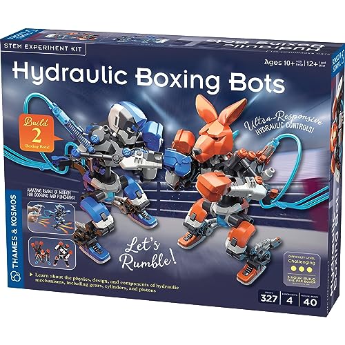 Thames & Kosmos Hydraulische Box-Bots STEM-Experimentier-Set, Bauen Sie Zwei hydraulisch betriebene Boxroboter. Entdecken Sie hydraulische, wasserbetriebene Systeme, fordern Sie einen Freund zu einem Thames & Kosmos Hydraulische Box-Bots STEM-Experimentier-Set, Bauen Sie Zwei hydraulisch betriebene Boxroboter. Entdecken Sie hydraulische, wasserbetriebene Systeme, fordern Sie einen Freund zu einem von Thames & Kosmos