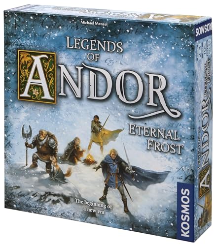 Thames & Kosmos - Legends of Andor – Eternal Frost – Kooperatives Familien-Geschichtenerzählspiel – 2–4 Spieler – Spaß für Erwachsene & Kinder, ab 10 Jahren – 683351 von Thames & Kosmos