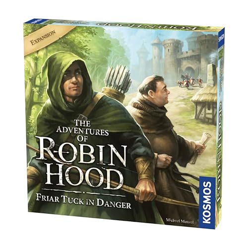 Thames & Kosmos The Adventures of Robin Hood: Friar Tuck in Danger-Erweiterungspaket, Strategiespiel, Familienspiele für Spieleabend, kooperative Brettspiele für Erwachsene und Kinder, für 2 bis 4 Thames & Kosmos The Adventures of Robin Hood: Friar Tuck in Danger-Erweiterungspaket, Strategiespiel, Familienspiele für Spieleabend, kooperative Brettspiele für Erwachsene und Kinder, für 2 bis 4 von Thames & Kosmos