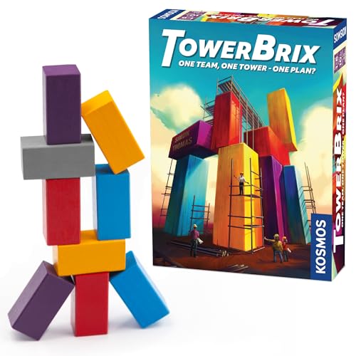 Towerbrix - Kooperatives Bauspiel | Schnelles Familienspiel | Verstecktes Ziel | Ab 10 Jahren | Kosmos Towerbrix - Kooperatives Bauspiel | Schnelles Familienspiel | Verstecktes Ziel | Ab 10 Jahren | Kosmos von Thames & Kosmos